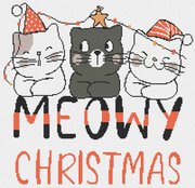 Meowy Christmas - Cross Stitch Pattern