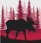 Moose - Cross Stitch Pattern
