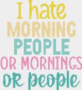 Morning People - Cross Stitch Pattern