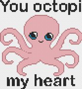 Octopi My Heart - Cross Stitch Pattern