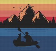 On The Lake - Cross Stitch Pattern