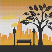 Park In The City - Cross Stitch Pattern