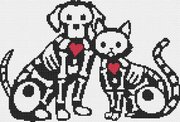 Pet Skeletons - Cross Stitch Pattern
