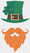 Sir Leprechaun - St. Patrick's Day Cross Stitch Pattern