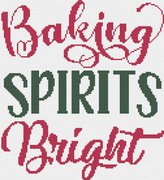 Spirits Bright - Christmas Cross Stitch Pattern
