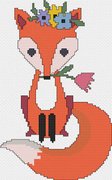 Spring Fox - Cross Stitch Pattern