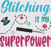 Superpower - Cross Stitch Pattern