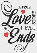 True Love Story - Cross Stitch Pattern