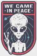 We Came In Peace - Cross Stitch Pattern