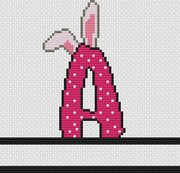 Bunny Monograms - Easter Cross Stitch Pattern