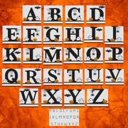 Spooky Monograms - Halloween Cross Stitch Pattern, different perspective #2. Select this picture to zoom in