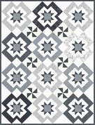 Silhouettes Scatter - Midnight - Quilt Fabric