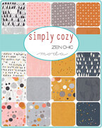 Simply Cozy Stripes Silver - Quilt Fabric