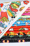 Snack Shack Coated - Cream - Quilt Fabric