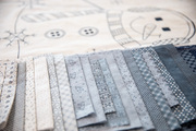 Snowman Gatherings IV Plaid - Night Sky - Quilt Fabric