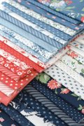 Stars And Stripes Lined Red - Quilt Fabric, different perspective #2. Select this picture to zoom in