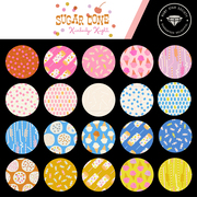 Novelty Candy - Royal Blue - Quilt Fabric