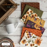 Sunflower Garden Rust - Coming Up - Quilt Fabric