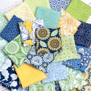 Sunflowers My Heart Grass - Quilt Fabric