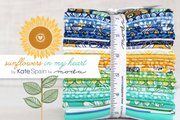 Sunflowers My Heart Grass - Quilt Fabric