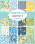 Sunshine And Blue Skies Cloud - Quilt Fabric