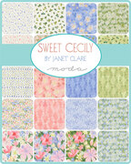 Sweet Cecily Flowers Rose - Quilt Fabric