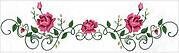 Rose Vines Pillowcase Pair Stamped Embroidery Kit