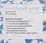 Something Blue - Quilt Pattern
