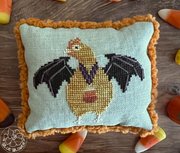 Candy Corn Crew - Halloween Cross Stitch Pattern, different perspective #1. Select this picture to zoom in