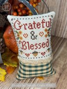 Grateful & Blessed - Thanksgiving Cross Stitch Pattern