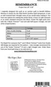 Remembrance - Quilt Pattern