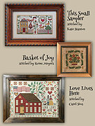 Love Lives Here - 9 Designs - Cross Stitch Pattern