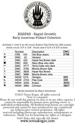 Rapid Growth - Cross Stitch Pattern