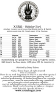 Stitchy Bird - Cross Stitch Pattern
