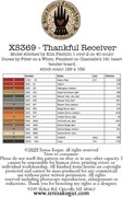 Thankful Receiver - Thanksgiving Cross Stitch Pattern
