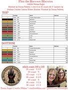 Finn Raccoon Biscornu - Cross Stitch Pattern