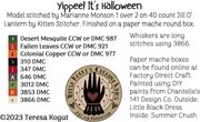Yippie! It's Halloween - Cross Stitch Pattern, different perspective #1. Select this picture to zoom in