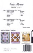 Simply A Pleasure - Quilt Pattern