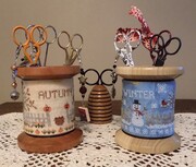 Seasonal Spools - Autumn & Winter - Cross Stitch Pattern