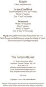 Maple - Quilt Pattern