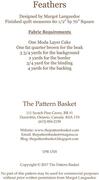 Feathers - Quilt Pattern