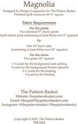 Magnolia - Quilt Pattern