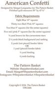 American Confetti - Quilt Pattern