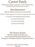 Carrot Patch - Quilt Pattern