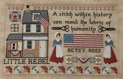 Little Rebel Drum Set - Patriotic Cross Stitch Pattern