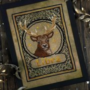 Zodiac Libra - Cross Stitch Pattern, different perspective #1. Select this picture to zoom in