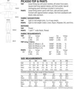 Picasso Top And Pants - Sewing Pattern