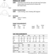 The Hibiscus Shirt - Sewing Pattern
