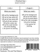 Barn Block Mini Series Jul/Aug - Quilt Pattern