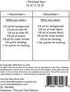 Barn Block Mini Series Nov/Dec - Quilt Pattern